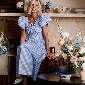 Antonio Melani x Jennifer Sumko Gingham Taffeta Dress size 6